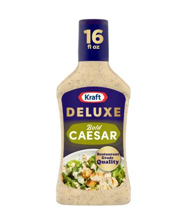 Kraft Deluxe Bold Caesar Salad Dressing (16 oz Bottle) - Buy Online on GoSupps.com