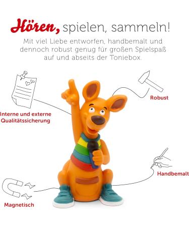 Buy Tonies Audio Figures for Toniebox - Volker Rosin's Singing Kangaroo | Children's Songs for Ages 3+ | 50 Minutes Playtime - Buy Online on GoSupps.com
