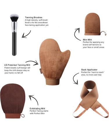 Tanning Mitts Self Tanner mit 5 in 1 - Buy Online on GoSupps.com