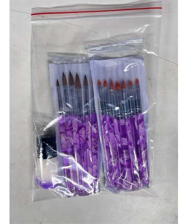 Buy Ebanku 14 PCs Professional Nail Brush Set for Gel & Acrylic Nail Art - International Shipping Available - Buy Online on GoSupps.com