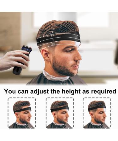 Neck Shaving Template Hair Cutting Guide Curved Silicone Haircut Haircut Model for Household Hair (Black) - Buy Online on GoSupps.com