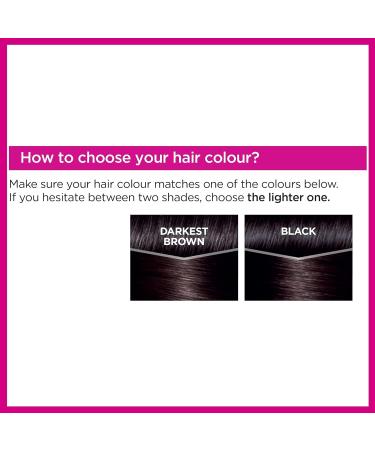 L'Or al Paris Ammonia-Free Semi-Permanent Hair Dye 200 Ebony Black Glossy Colour - 1 Application, Up to 28 Shampoos - Buy Online on GoSupps.com