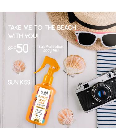 VB Sun Kiss SPF 50 Sun Protection Milk 200ml - Buy Online on GoSupps.com