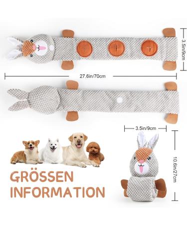 FWLWTWSS Interactive Dog Toys - Squeaker Snuff Toys for Stress Reduction & Food Intensity Training - Buy Online on GoSupps.com