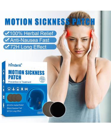 Motion Sickness Patches - Fast-Acting Relief for Nausea, Vomiting & Dizziness from Travel - 20 pcs - Buy Online on GoSupps.com