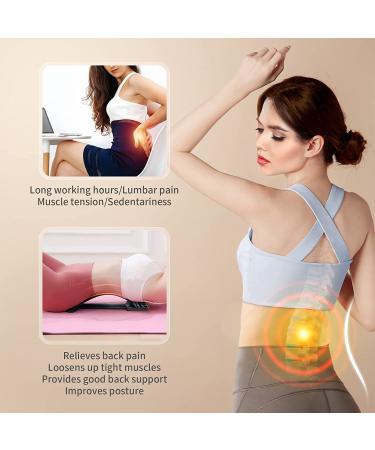 ADINOR Back Stretcher - Multi-Level Spine Stretcher for Herniated Disc, Sciatica, Scoliosis - Relieve Lower and Upper Back Muscle Pain - Adjustable Back Popper for Bed, Chair, Car - Black - Buy Online on GoSupps.com