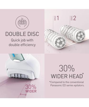 Panasonic ES-EL8C Cordless Epilator with 7 Attachments & LED Light (UK Plug) - Buy Online on GoSupps.com