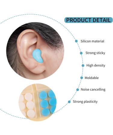 24PCS Silicone Ear Plugs - Reusable Waterproof Noise Cancelling Earplugs for Sleeping Swimming Concerts | 32dB Protection - Travel Must-Have - Buy Online on GoSupps.com