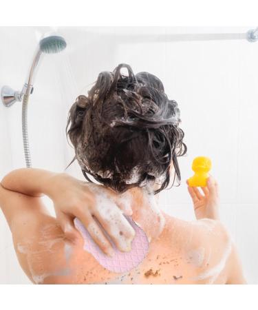 Exfoliating Bath Sponge - Soft Reusable Shower Brush for Dead Skin Removal | Ideal for Adults - International Shipping Available - Buy Online on GoSupps.com