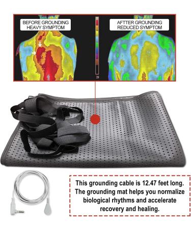 Chiaochutty Grounding Mat for Bed | Breathable Sleep Therapy Mat | 68x180 cm | Enhance Sleep & Well-Being - Buy Online on GoSupps.com