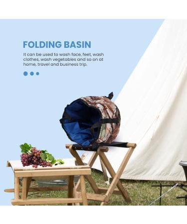 tesrgre Portable Folding Basin Large Travel Artifact Winter Foot Bath Bag Large Capacity Washing Bucket - Buy Online on GoSupps.com