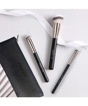 ENERGY Makeup Brushes Set | Pro Kabuki Foundation Brushes for Liquid & Cream | Premium Synthetic Bristles for Flawless Application - Buy Online on GoSupps.com
