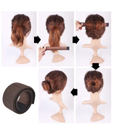 Shop 3 PCS Hair Bun Maker - Stylish Ponytail Accessories & Twist Hair Jewelry for Women & Girls - Buy Online on GoSupps.com