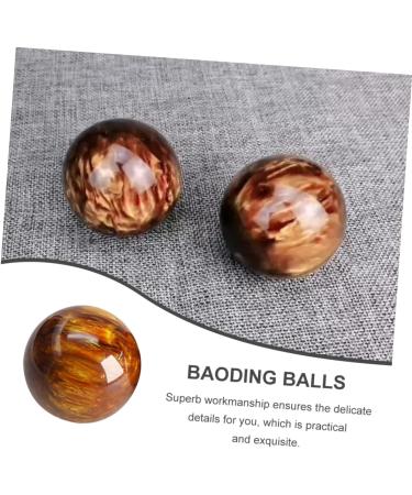 Clispeed 4-Piece Handle Squeeze Balls - Wooden Chinese Meditation & Thai Massager for Hand Therapy | Perfect Birthday Gift & Office Relaxation - Buy Online on GoSupps.com