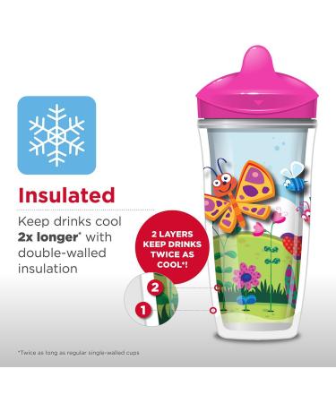 Playtex Sipsters Stage 3 Insulated Spout Sippy Cups for Boys - 9oz (2 Pack) - Buy Online on GoSupps.com