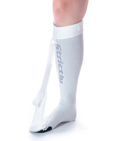 StrictlyStability White Strap Sock for Plantar Fasciitis Achilles Tendonitis Tight Calves M - Buy Online on GoSupps.com