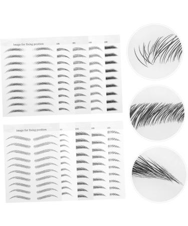Angoily 10 sheets Tattoos D Stickers Eyebrows Temporary False Sticker Waterproof Hair-like Imitation - Buy Online on GoSupps.com