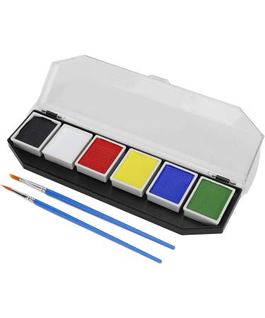  Brrnoo BRRNOO Face and Body Paint Kit 6 Colors Water-Soluble Makeup Kit High Saturation 60g for Halloween Parties - Buy Online on GoSupps.com