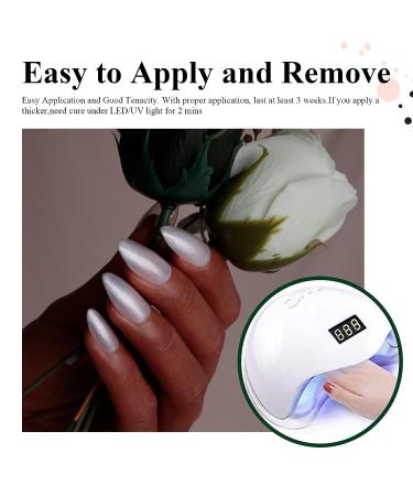IMTITI Pearl Gel Nail Polish 15ml White Color | Long-Lasting Soak Off LED Nail Art | Manicure Salon Quality at Home - 0.5oz - Buy Online on GoSupps.com