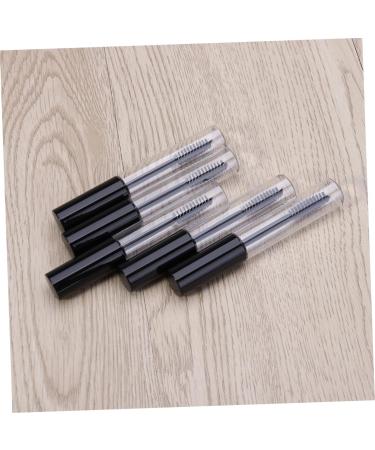 Didiseaon 5pcs Eyelash Cream Bottle Mascara Tubes with Wands Empty Glass Empty Tube Makeup Brushes DIY Round 1 g (Pack of 1) Black - Buy Online on GoSupps.com