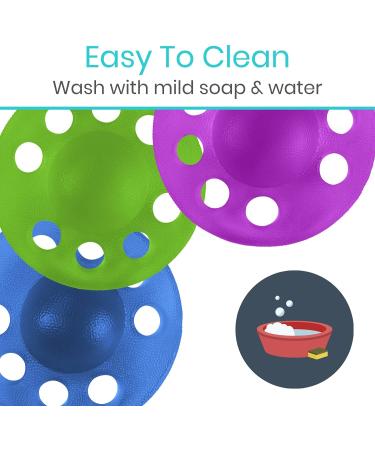 Vive Finger Exerciser & Hand Strengthener - Extensor Trainer Grip Stretcher Balls for Arthritis, Carpal Tunnel, Forearm Muscle Strength - Therapy Exercises for Guitar, Rock Climbing - Includes Strength Band - Buy Online on GoSupps.com