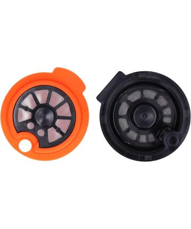  TOPINCN TOPINCN Reusable Coffee Capsules Refillable Pod Kit with Brush and Spoon Ground Coffee Filter Cup Home Cartridge Accessories for Kitchen Station (Orange 180ML) - Buy Online on GoSupps.com