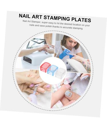 Beavorty 6 Sets Nail Print Nail Stamp Plate DIY Manicure Nails Kits Nail Art Kit Stamping Plates Clear Gel Happy Birthday Hat DIY Nail Art Tools Pad Manicure Nail Plates Die French Plastic - Buy Online on GoSupps.com