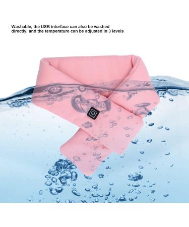 USB Heating Pillows for Neck Pain Relief | Washable Thermal Neck Bandage | 3 Temperature Levels | Soft Pink - Buy Online on GoSupps.com