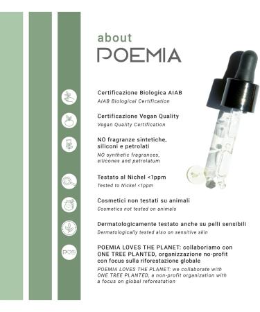  POEMIA Poemia Gel Acne Serum with Niacinamide Grains Organic Tea Tree Oil Vegan Pore Expander Oily/Combination Skin Made in Italy 30 ml - Buy Online on GoSupps.com