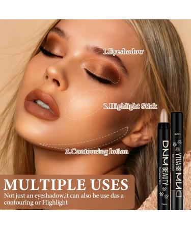 YUPZAR 1 piece multifunctional eye shadow pen matte highperformance eye shadow stylo with colored pearl shimmer eyeliner waterproof 1 pen is versatile golden brown - Buy Online on GoSupps.com