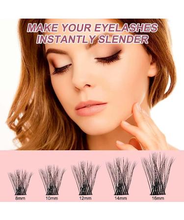 Cluster Lashes GWAWG Individual Lashes 100 Lash Clusters C D Curl Individual Cluster eyelashes DIY Lash Extensions Reusable False Eyelashes 3D Wispy Fluffy Lashes 10-16mm Length - Buy Online on GoSupps.com