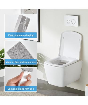 Powerful Toilet Pumice Cleaning Blocks & Brush - Safe for Kitchens Bathrooms & Grills - Style 3 with Handle - Buy Online on GoSupps.com