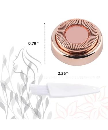 Facial Hair Remover Replacement Head 4 Pack - Compatible with Gen 1 Finishing Touch Flawless Tool for Women - 18k Rose Gold Plated - Single Halo Design - Buy Online on GoSupps.com