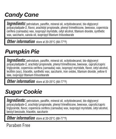 ChapStick Holiday Limited Edition Seasonal Flavored Lip Balm Tube Candy Cane Pumpkin Pie & Sugar Cookie Flavors 0.15 Ounce Each 6 Sticks Total - Buy Online on GoSupps.com