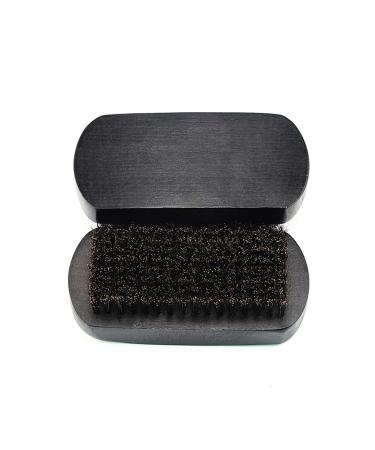 Ansafe Razi brush 2 Set handmade foam soap head styling Bartbrush beech wood bristle hair shaving brush (color: black size: #2) #2 black