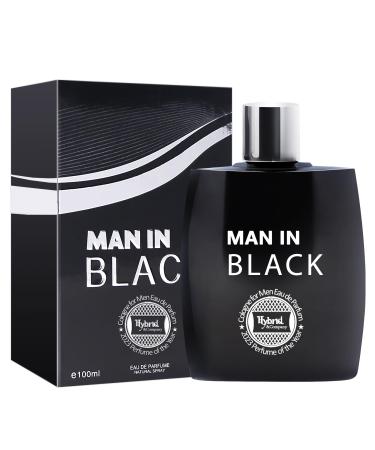 Hybrid & Company Man In Black Pour Homme Eau De Toilette Natural Spray 3.4FL.OZ