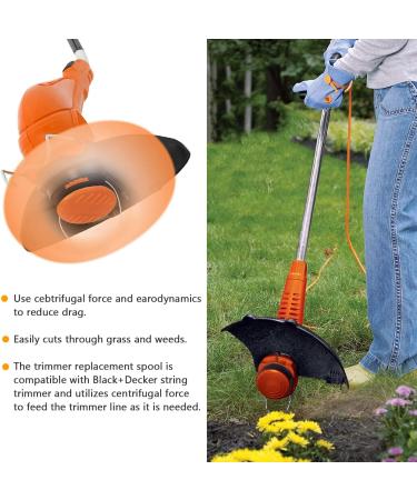 MOLIK Trimmer Spool for Black+Decker AF-100 String Trimmer Edger - 240ft 0.065 Line Replacement Spool - 6 Pack with Spool Cap and Spring - Buy Online on GoSupps.com