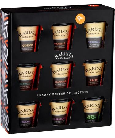 9Pk Mini Coffee Collection Takeout Cups Assorted Flavours Coffee Mix Set Gift - Luxury Mini Coffee Collection for Coffee Lovers - Buy Online on GoSupps.com