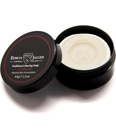 Edwin Jagger Sandalwood Shaving Soap 65g Natural Travel Tub - 99.9% Pure - Buy Online on GoSupps.com