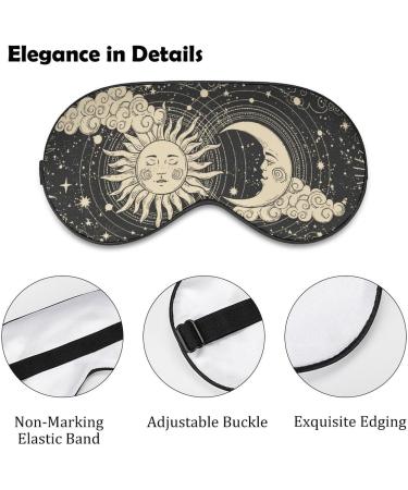 Cute Celestial Alchemy Sleep Mask - Heavenly Soft Blindfold for Zero Eye Pressure - Adjustable Strap for Travel - 1 Count - Buy Online on GoSupps.com