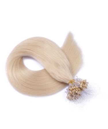 Buy 100% Remy Micro-Ring Hair Extensions #60 White Blonde - 50cm 150 Strands - Easy to Use Quality Extensions for Professionals - Buy Online on GoSupps.com