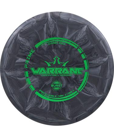 Dynamic Discs Prime Burst Warrant Disc Golf Midrange | 170g Plus | Beginner Friendly Understable Frisbee Golf Midrange | Easy to Throw Frisbee | Stamp and Burst Pattern Will Vary Gray - Buy Online on GoSupps.com