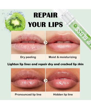 Kiwi Lip Protection Lip Balm Lip Oil No-Sticky Hydrating Lip Protection Anti-Drying Natural Lip Care All Day Moisturizing Care Lip Repair Lip Plumper Gloss - Buy Online on GoSupps.com