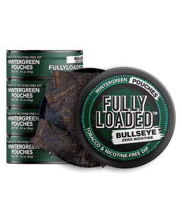 Fully Loaded Chew - 5 Pack Wintergreen Pouches - Tobacco and Nicotine Free Flavored Chew