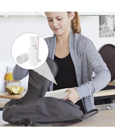 Uozonit Toothbrush Case - Multifunctional Travel Toothbrush Holder for Home Travel Business & Camping - Buy Online on GoSupps.com