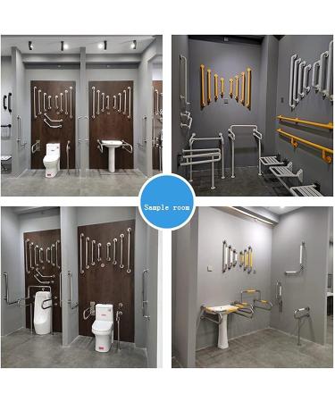 Toilet Safety Armrest Grab Bar Bathroom Grab Bars Barrier-Free Stainless Steel + Abs Bathroom Safety Non-Slip U-Shaped Grab Bars - Buy Online on GoSupps.com
