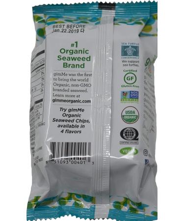 GimMe Organic Non-GMO Gluten Free Vegan Roasted Seaweed Snack Sampler Bundle - Sea Salt, Toasted Sesame, Teriyaki, Hot Wasabi (8 Pack Variety, 0.17 oz each) - Buy Online on GoSupps.com