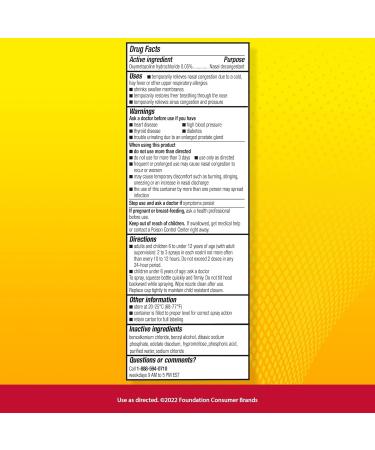 Dristan Nasal Spray 0.5oz (Pack of 2) - Buy Online on GoSupps.com