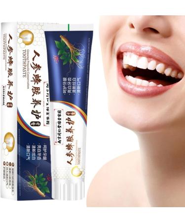 Teeth Whitening Toothpaste | Ginseng Propolis Toothpaste for Bad Breath 100g White Toothpaste Toothpaste for Loose Teeth Care Cleaning in - Buy Online on GoSupps.com
