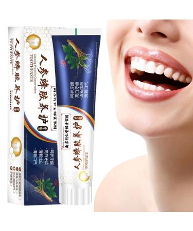 bellv Teeth Whitening Toothpaste - Ginseng Propolis Toothpaste for Bad Breath Control 100g Toothpaste Cleansing for Loose Teeth Toothpaste Care Toothpaste